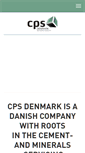Mobile Screenshot of cps-denmark.com